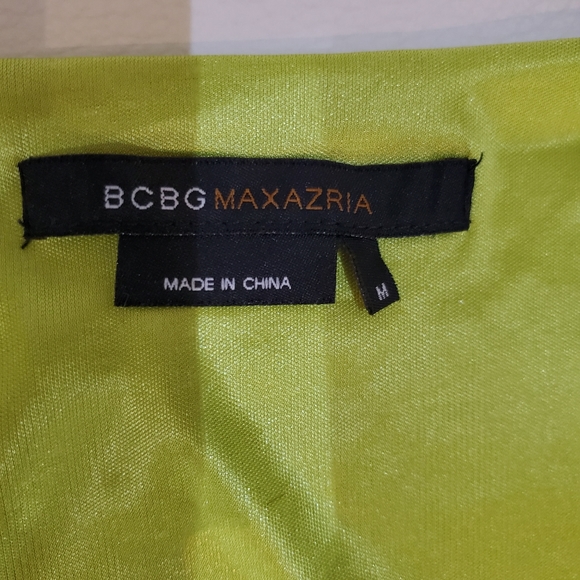 Lime Green BCBG dress - Picture 2 of 4